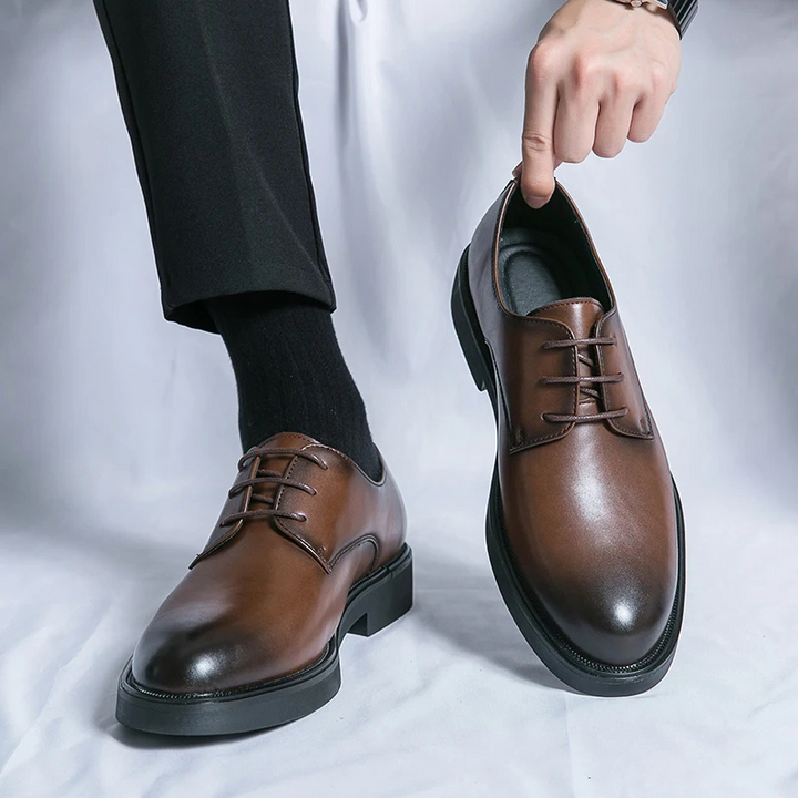 Drune | Elegante Herrenschuhe Aus Leder Mit Schnürung Und Rutschfester Sohle
