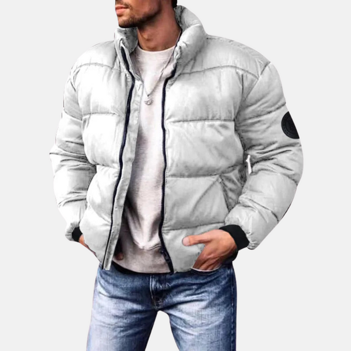 Drune | Winter Steppjacke - Gefütterte Übergangsjacke mit Reißverschluss & Stehkragen