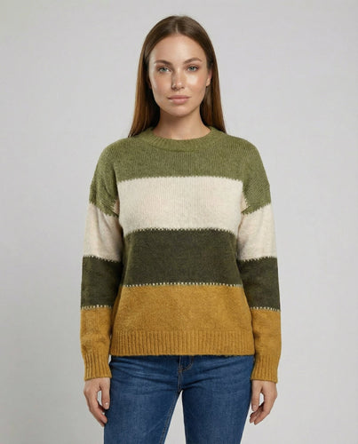 Gestreiftes Damen Sweatshirt | Drune