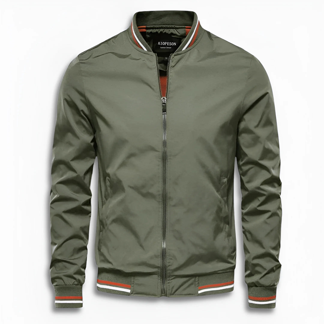 Herren Lässige Übergangsjacke mit Wasserabweisender Oberfläche & Stehkragen Drune