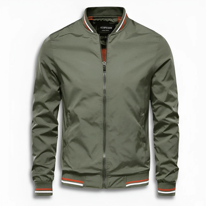 Herren Lässige Übergangsjacke mit Wasserabweisender Oberfläche & Stehkragen Drune