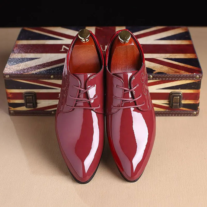 Drune | Glänzende Retro Brogues Für Herren