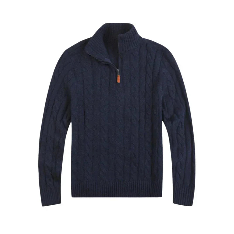 Drune | Trendy Strickjacke Mit Reißverschluss