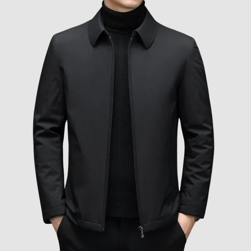Drune | Herren Slim Fit Zip-Up Jacke - Lässig