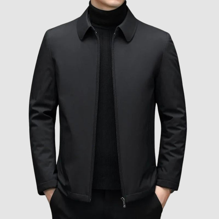 Drune | Herren Slim Fit Zip-Up Jacke - Lässig