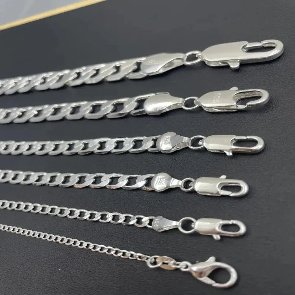 Drune | 925 Sterling Silber Gesicht Kette