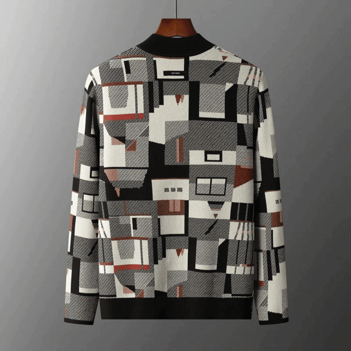 Drune | Patchwork Strickjacke