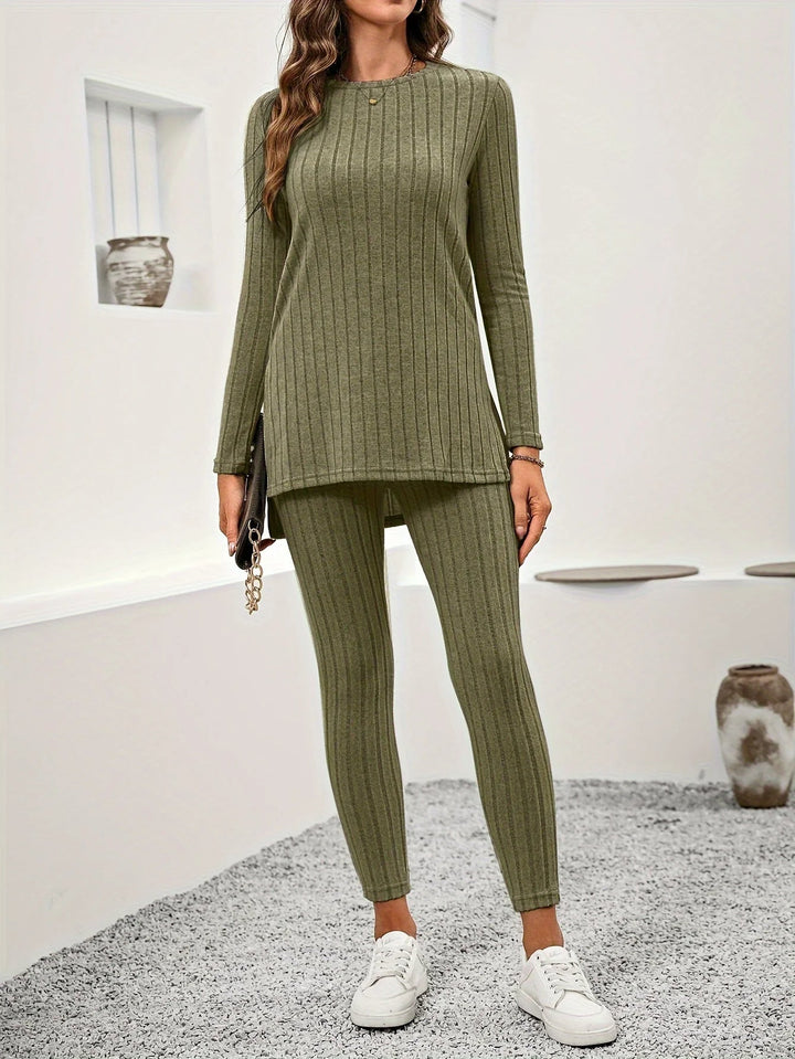 Drune | Gerippte Strickset