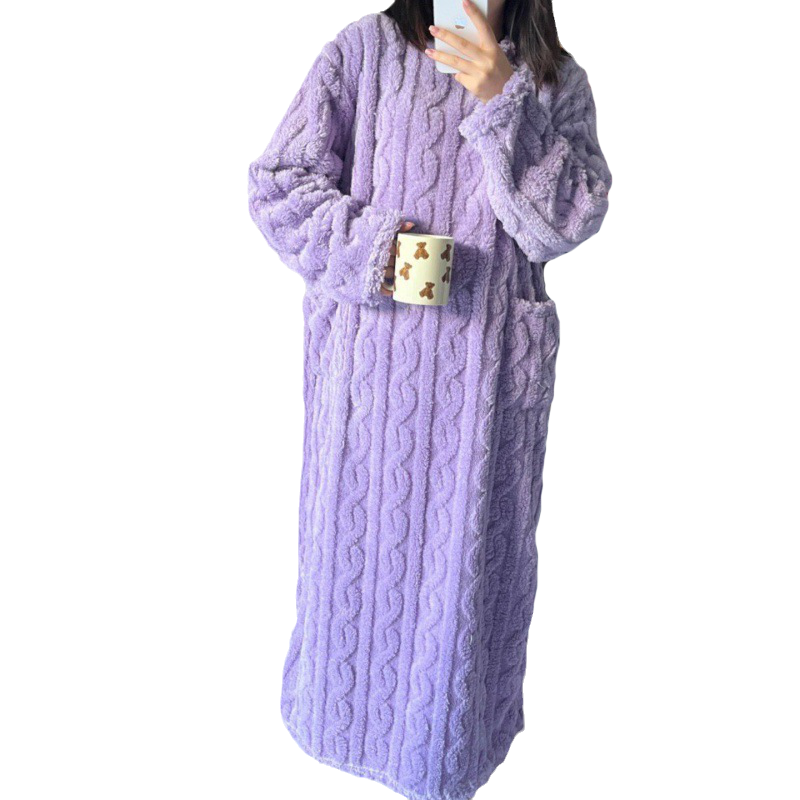 Drune | Winter korallen Samt-Homewear