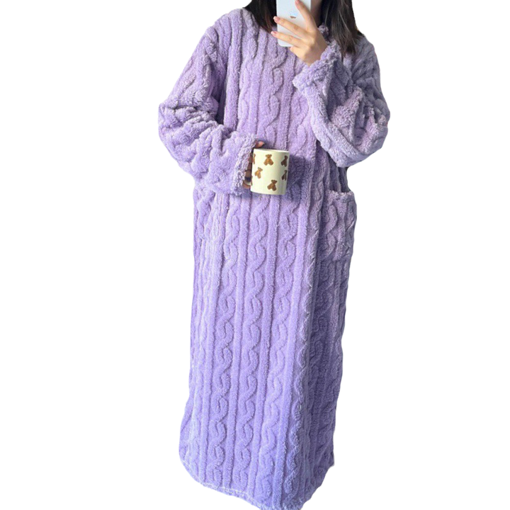 Drune | Winter korallen Samt-Homewear