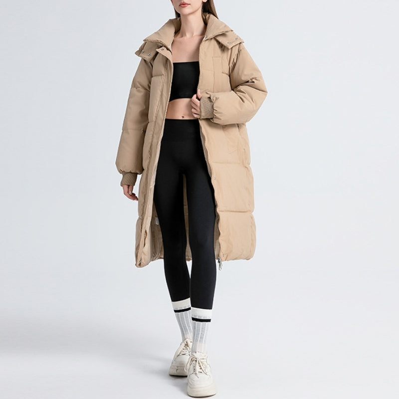 Drune | Lange Pufferjacke