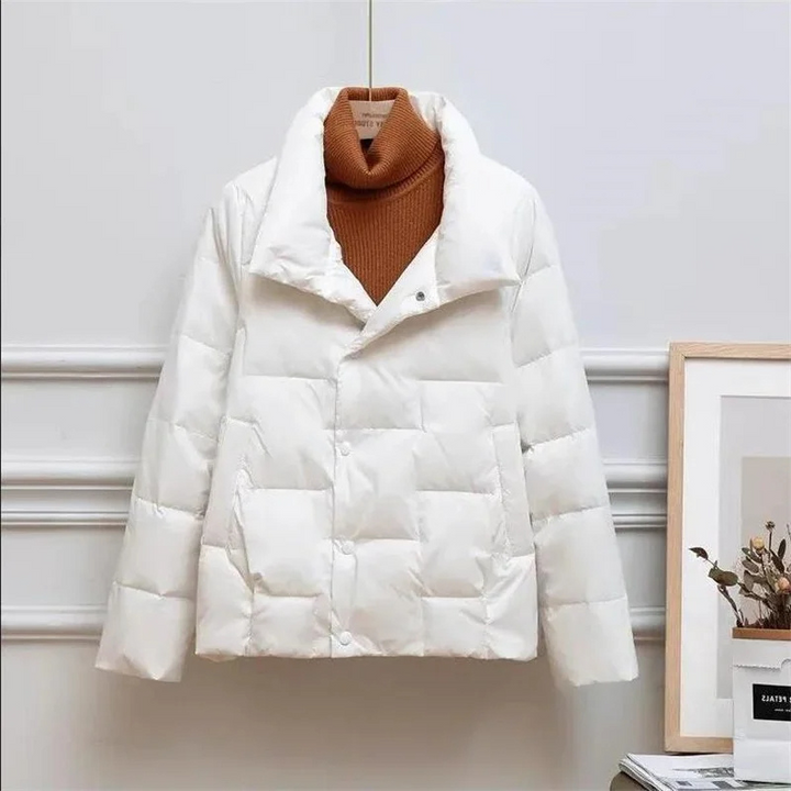 Drune | Gep quiltete Daunenjacke Rollkragen Daunenjacke