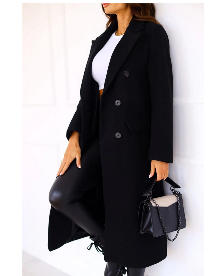 Drune | Lange Elegante Taillierte Trenchcoat Für Damen | Perfekt Für Herbst Und Winter