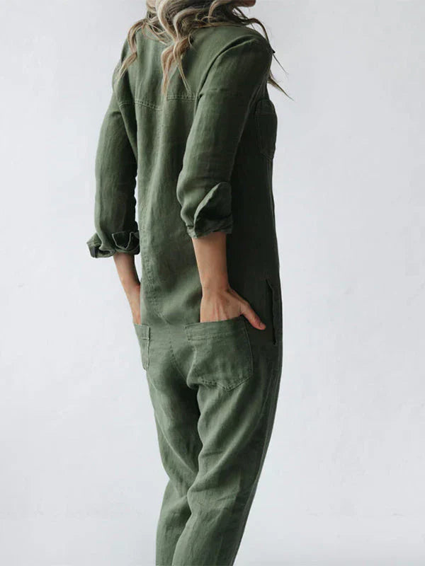 Drune | Leinen Overall