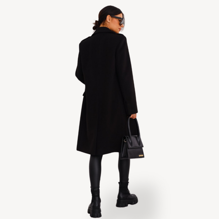 Drune | Damen Doppelreiher Wollmantel