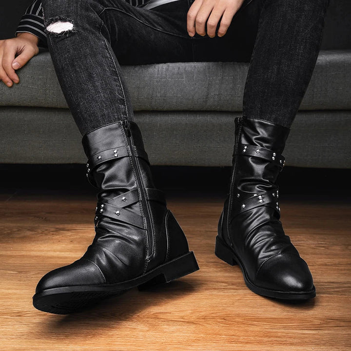 Drune | Stiefel Aus Weinlese Leder