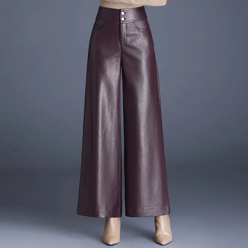 Drune | Weite Lederhose