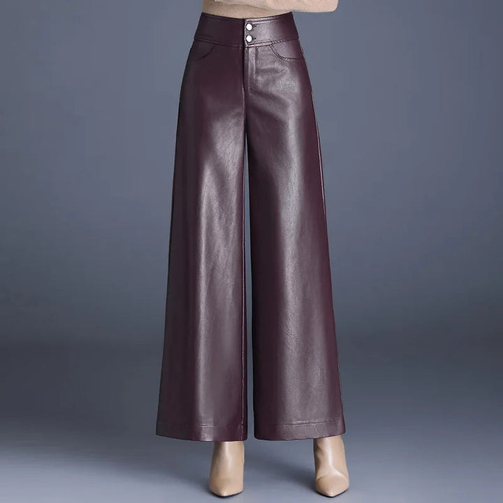Drune | Weite Lederhose