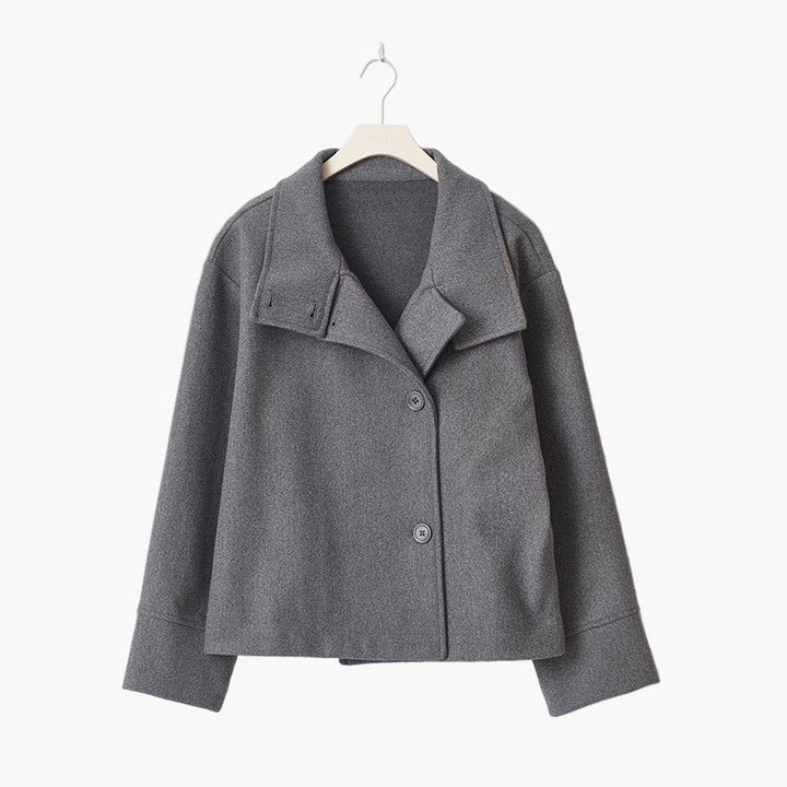 Drune | Kurze Double-Breasted Übergangsjacke - Moderner City-Look für Alltag und Büro