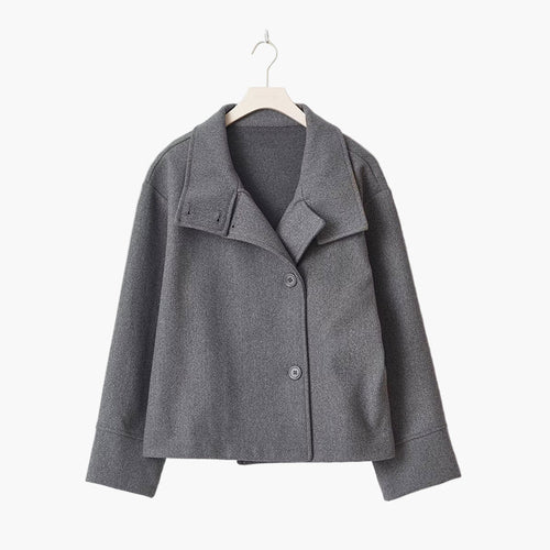 Drune | Kurze Double-Breasted Übergangsjacke - Moderner City-Look für Alltag und Büro