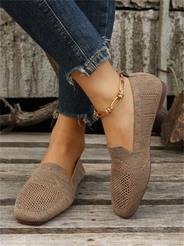 Bequeme, rutschfeste flache Schuhe für Damen