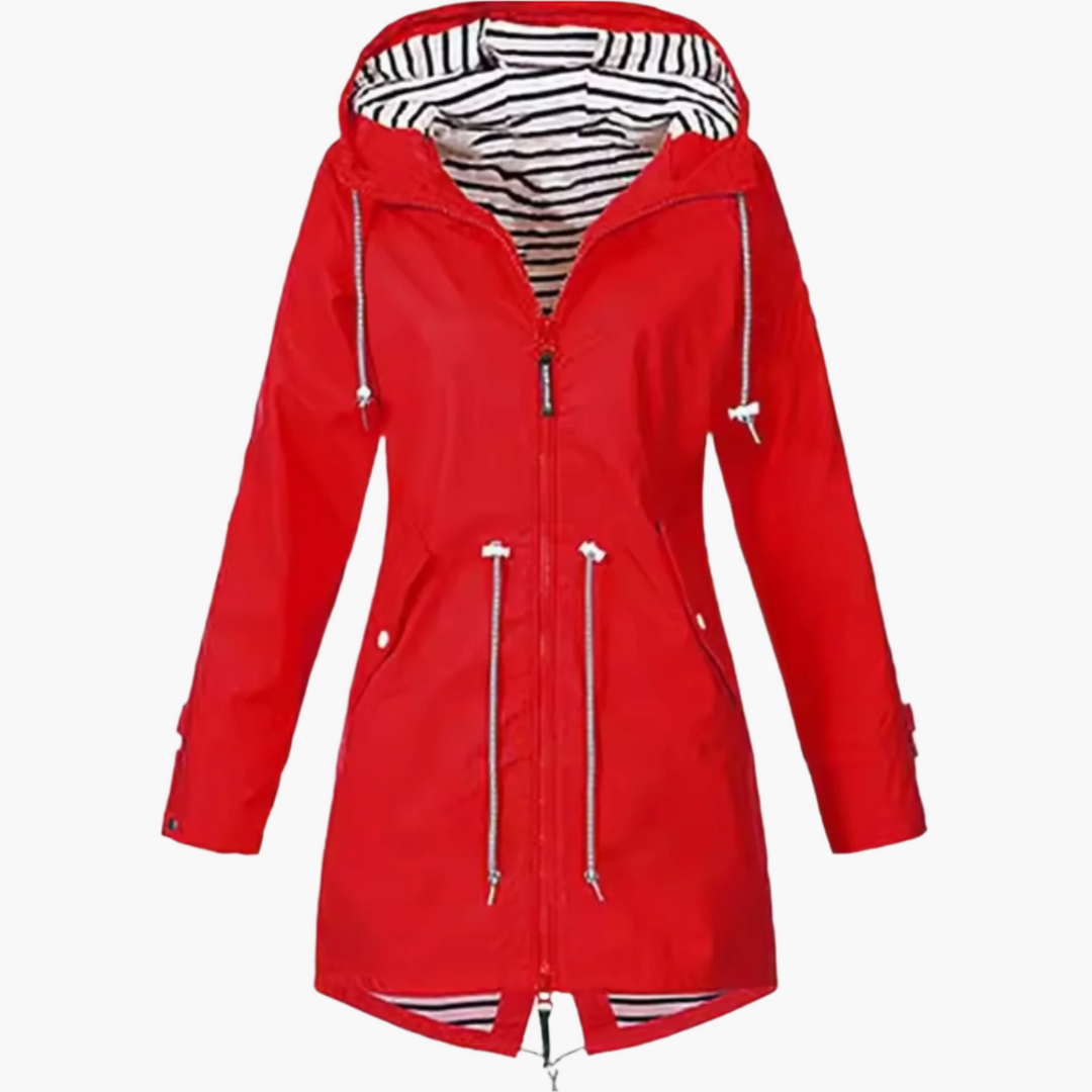 Drune | Regenjacke Outdoor Windbreaker mit Kapuze - Wasserdichte Übergangsjacke für Freizeit & Reisen