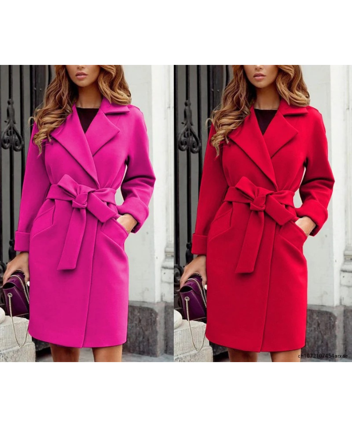 Drune | Stylischer Trenchcoat mit Gürtel