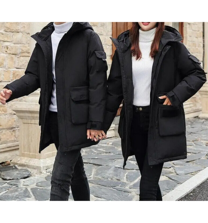 Drune | delige winterparka set - isolierte Jacke mit Kapuze für Damen