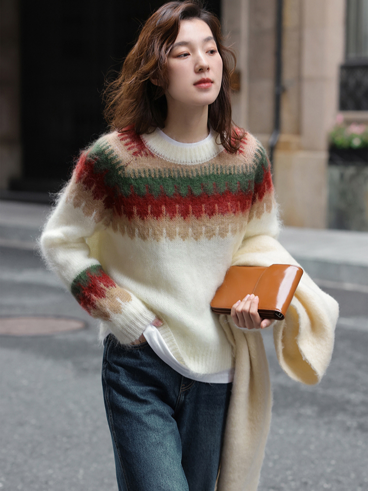 Drune | Winter Gestrickter Pullover