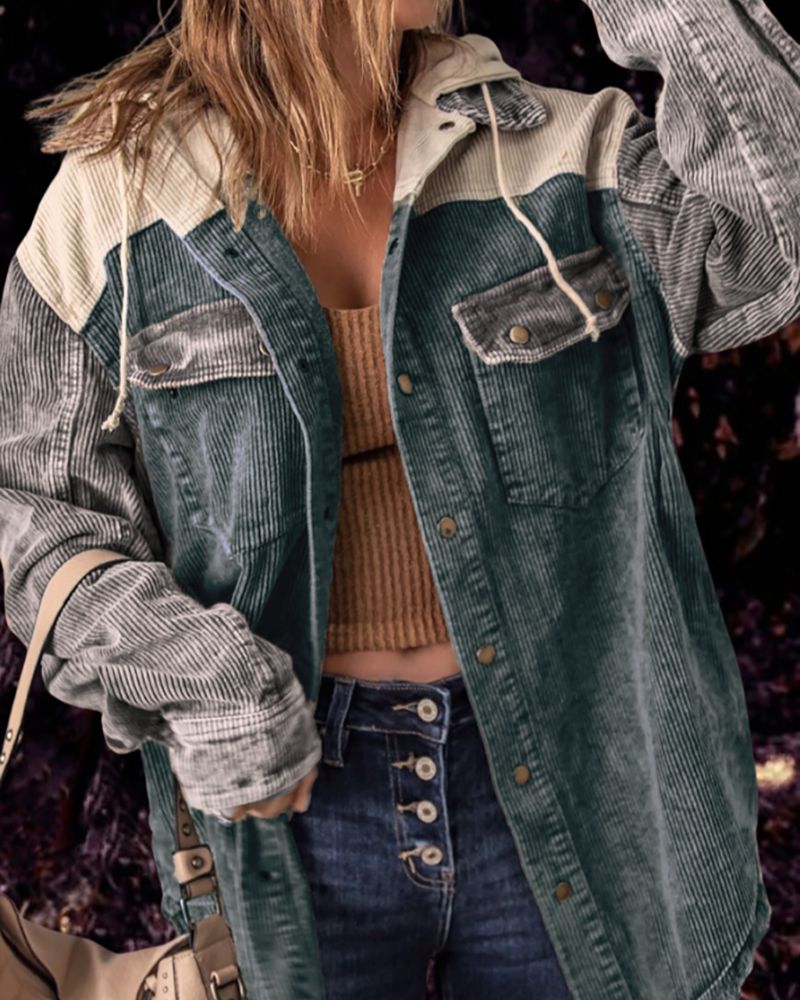 Drune | Stylische Corduroy Jacke