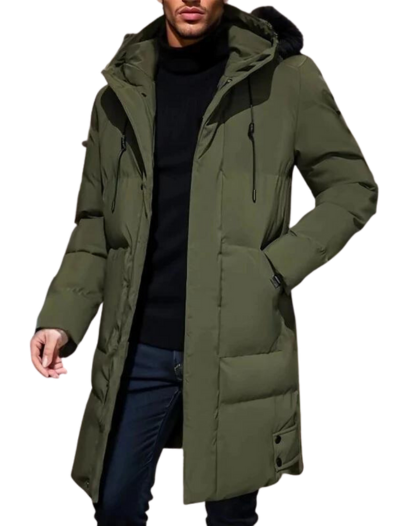 Drune | Winterjacke Herren lang dick