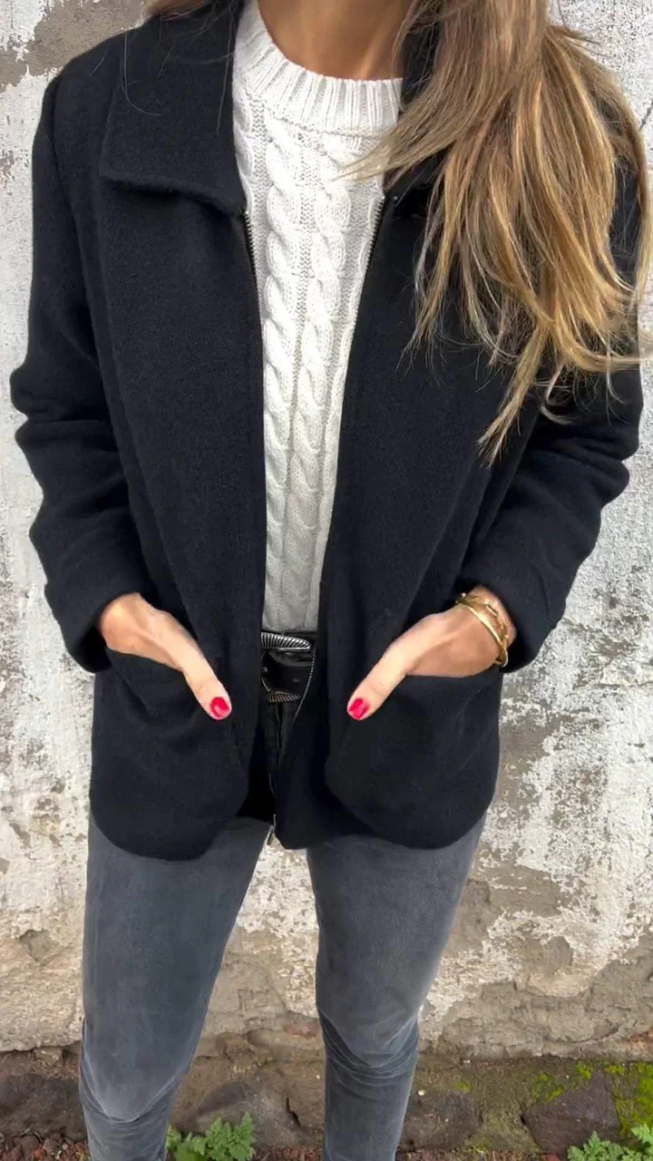 Drune | Damen Reißverschluss-Taschenjacke