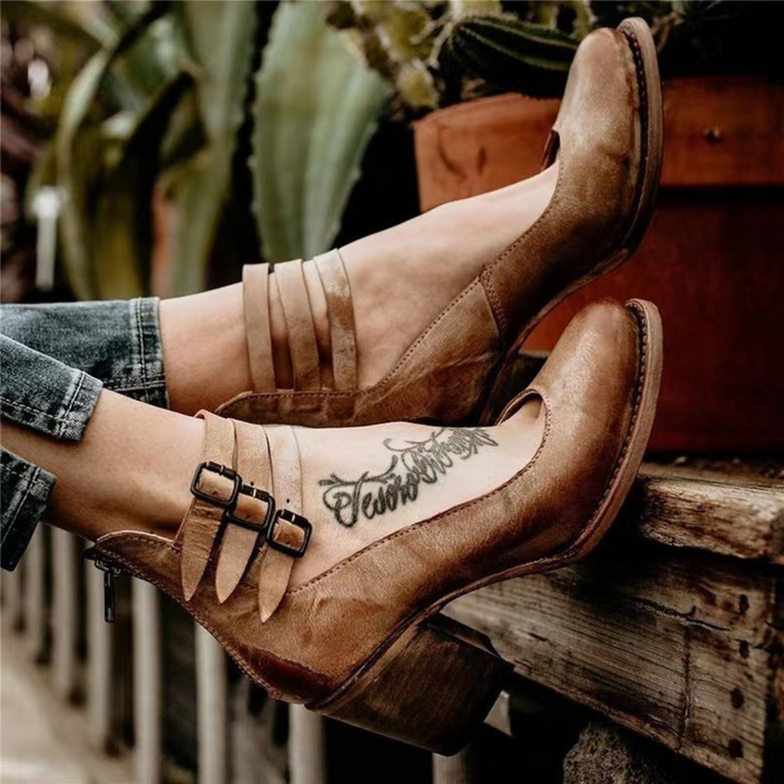 Drune | Leder Stiefeletten