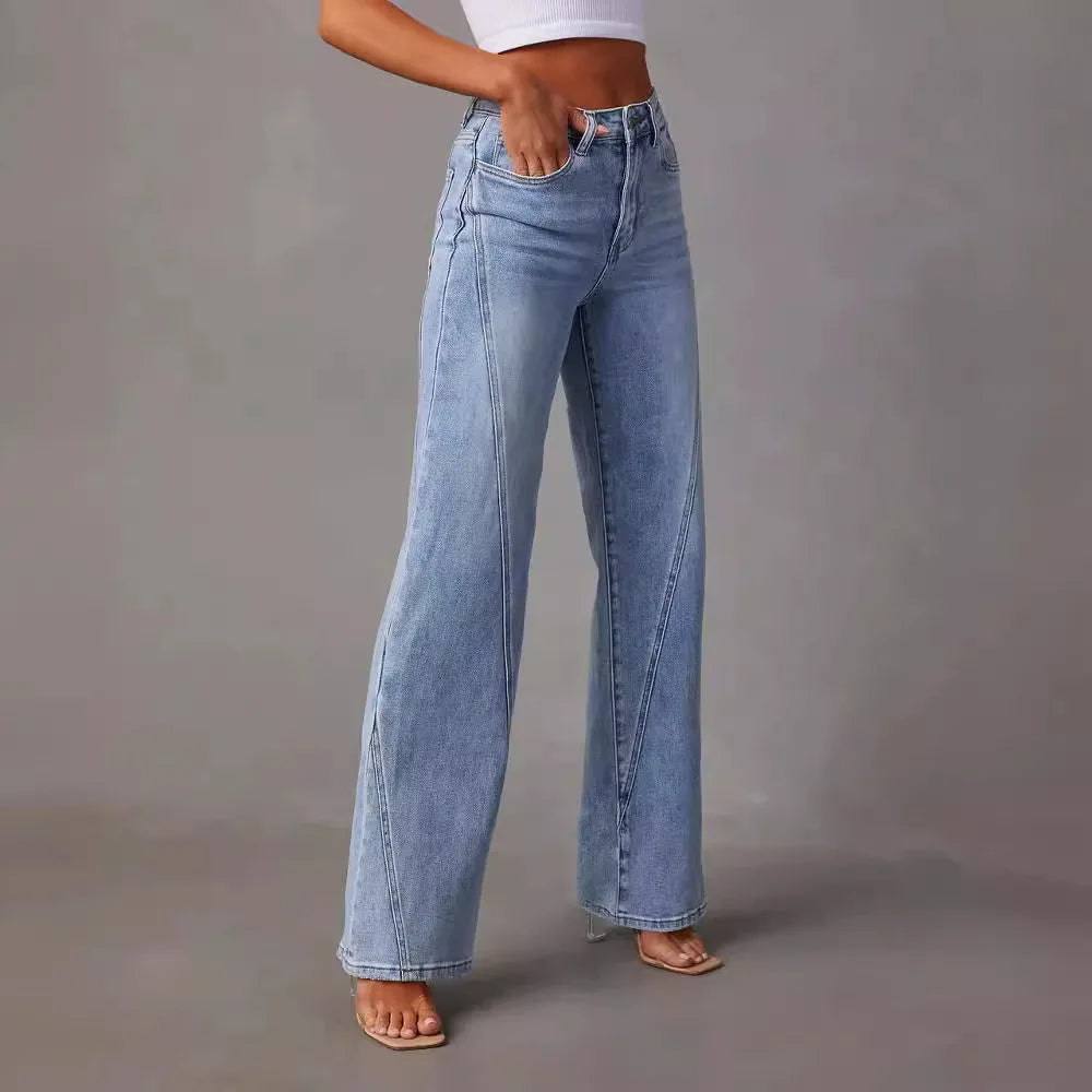 Drune | Weite Beinform Denim