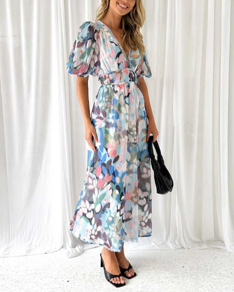 Drune | Elegantes Blumen-Maxi für Damen
