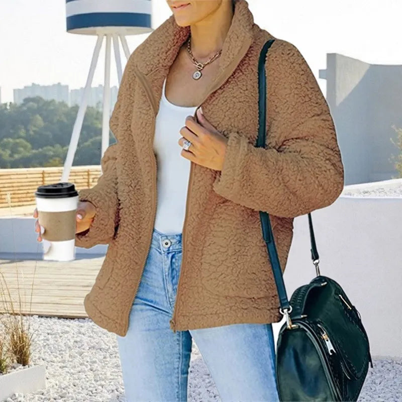 Drune | Fleecejacke für Frauen Lang