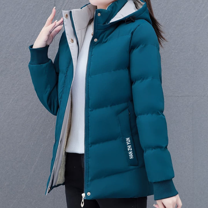 Drune | Damen Kapuzenjacke Warm Und Stilvoll Wintermantel