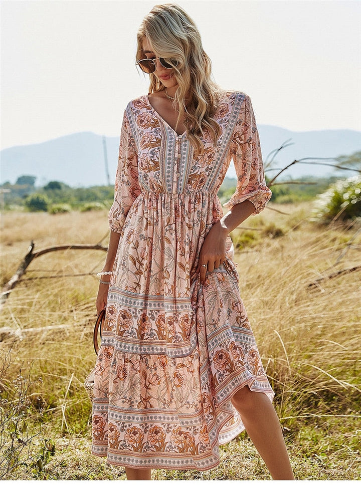 Drune | Stilvolles Boho Sommerkleid