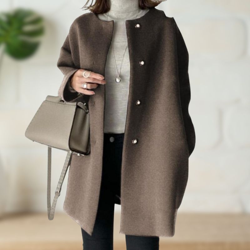 Drune | Minimalistische Wollmantel Elegant und Warm Zeitloses Design