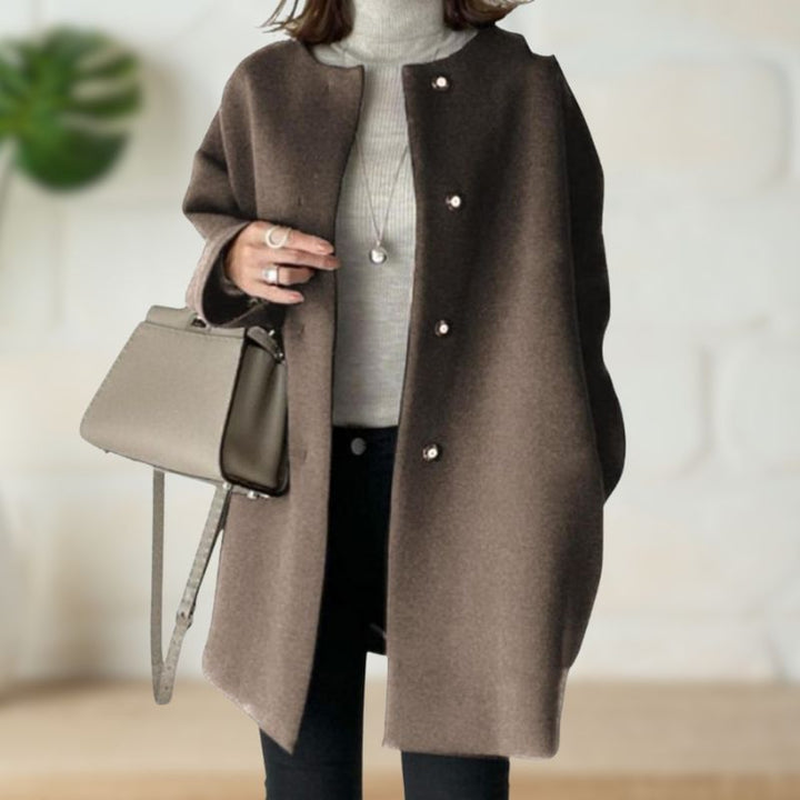Drune | Minimalistische Wollmantel Elegant und Warm Zeitloses Design