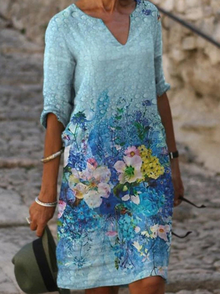 Drune | Bezauberndes Kleid mit Blumenmuster