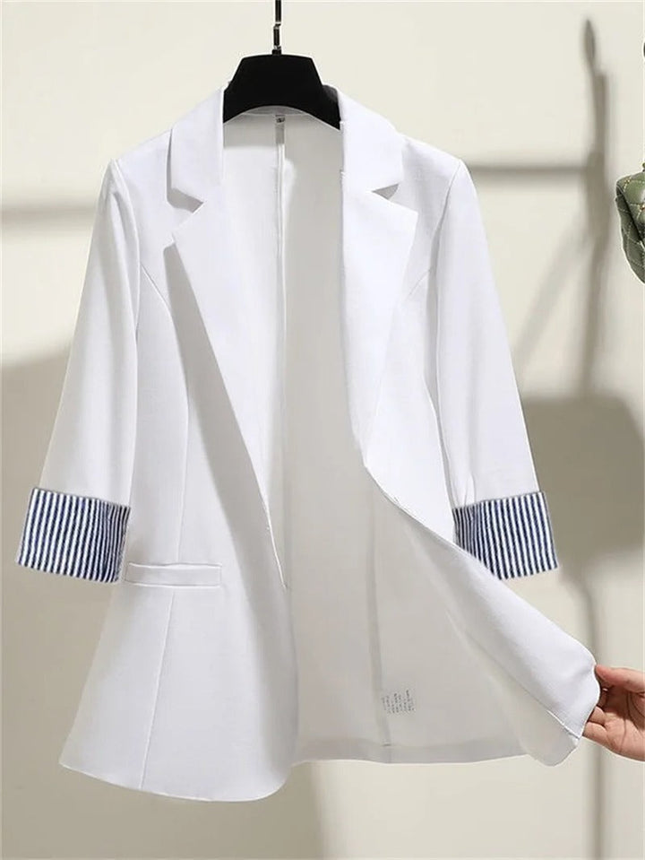 Drune | Schlichte Jacke mit Dreiviertelärmeln für Damen