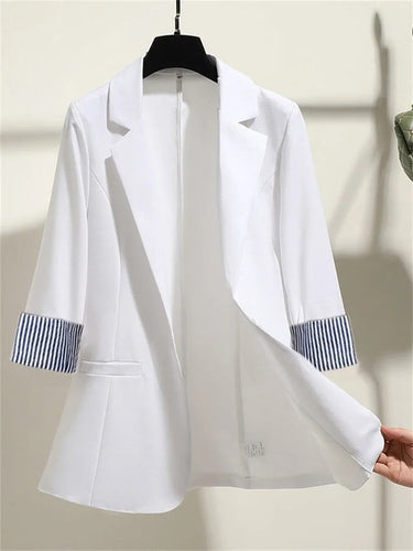 Drune | Schlichte Jacke mit Dreiviertelärmeln für Damen