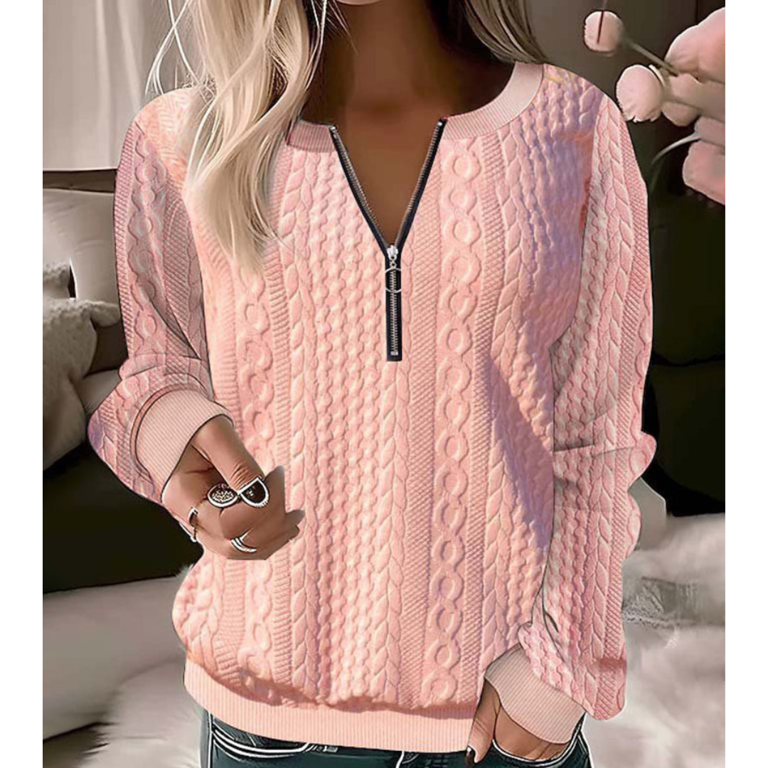 Drune | Eleganter Damen-Pullover mit V-Ausschnitt