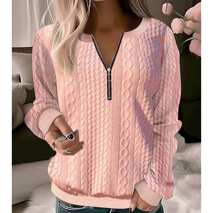 Drune | Eleganter Damen-Pullover mit V-Ausschnitt
