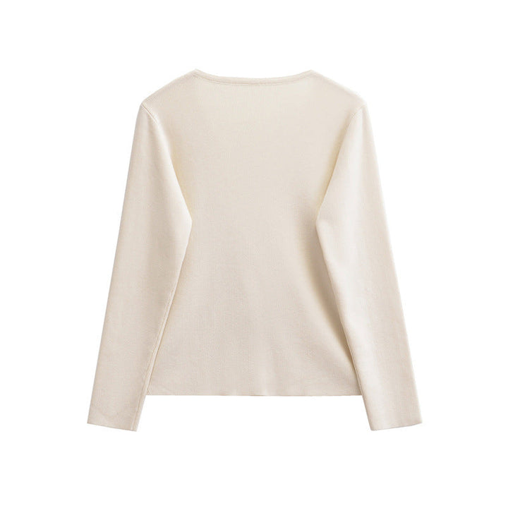 Drune | Stylischer asymmetrischer Strickcardigan für Damen