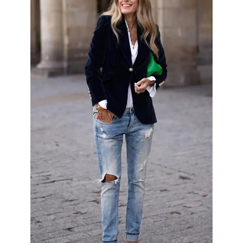 Drune | Blazer Velvet - Casual
