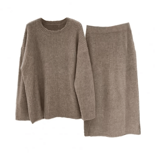 Drune | Zwei-teiliges gestricktes Set für Damen