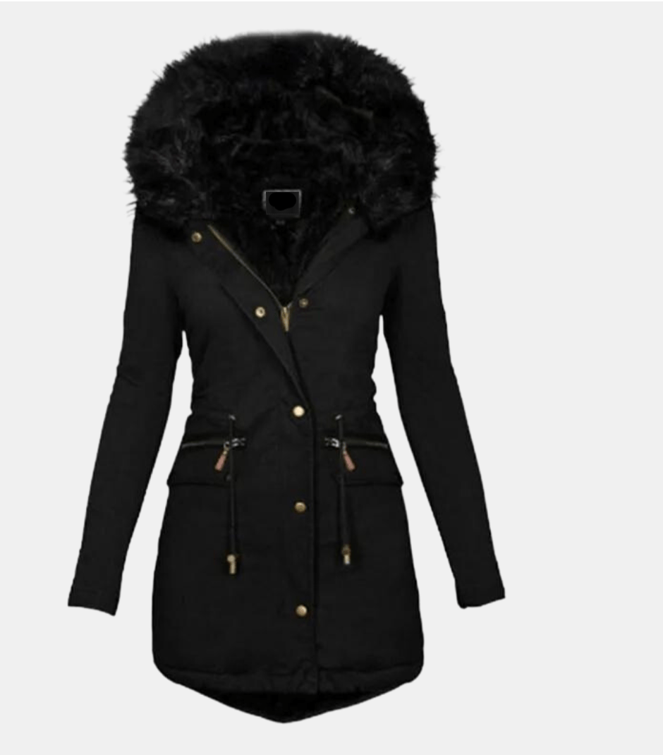 Drune | Kunstfell Kapuzenparka - Warm & Winddicht - Verstellbarer Bund - Winteroberbekleidung