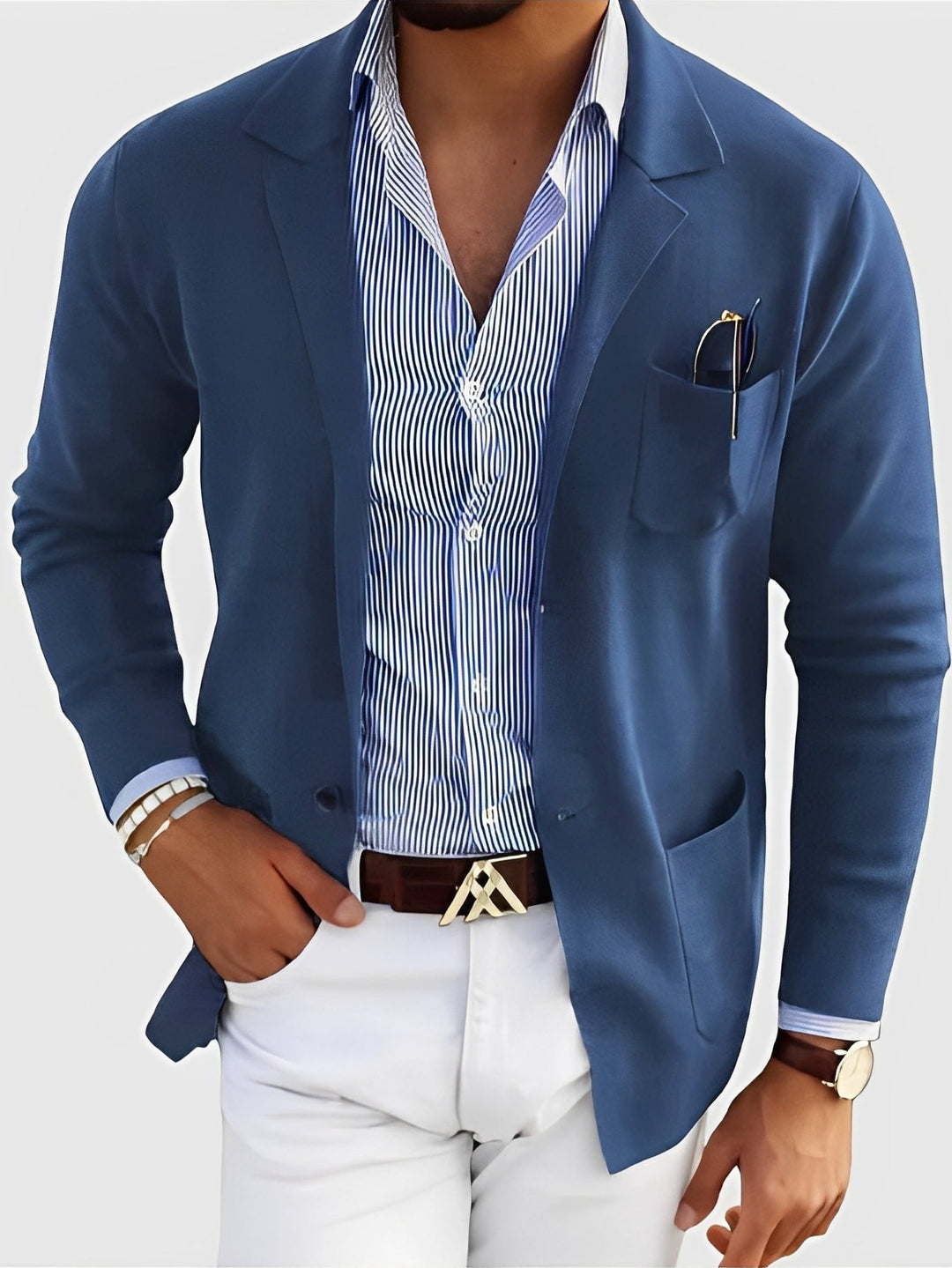 Drune | Eleganter Blazer mit Taschen für Männer